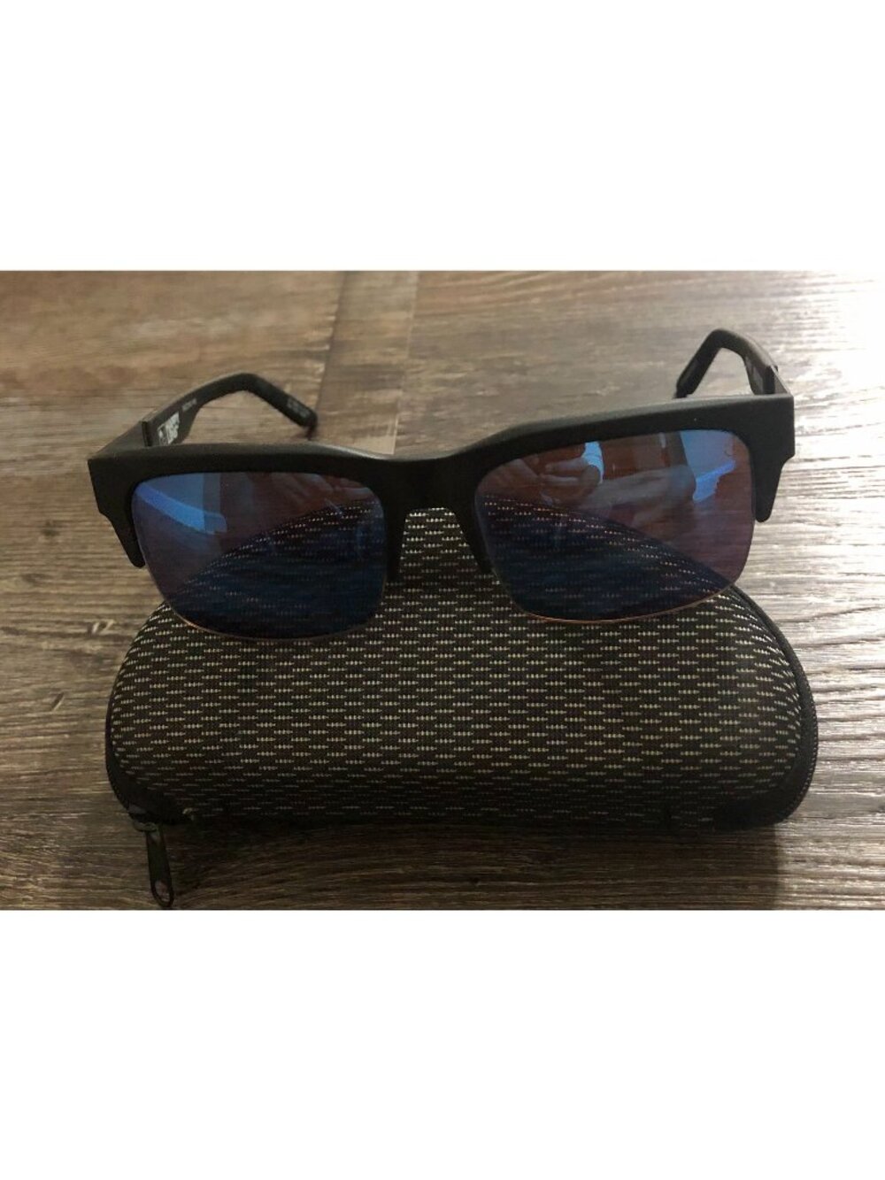 SPY Malcom Malcolm Polarized Sunglasses 56 mm happy Lens Matte Black
